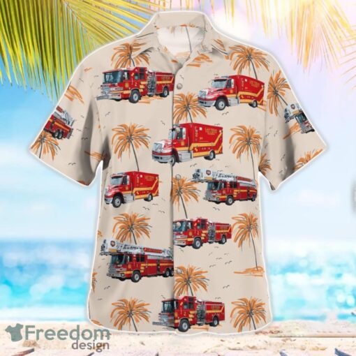 Las Vegas, Nevada, Las Vegas Fire & Rescue Aloha Hawaiian Shirt Product Photo 3