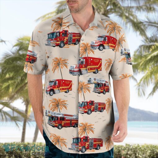 Las Vegas, Nevada, Las Vegas Fire & Rescue Aloha Hawaiian Shirt Product Photo 4