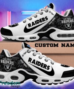 Las Vegas Raiders NFL Air Cushion Sport Shoes New For Men Women Fans Custom Name - Las Vegas Raiders Air Cushion Sports Shoes New_2