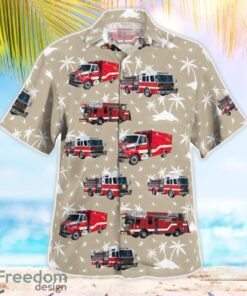 Lauderhill, Broward County, Florida, Lauderhill Fire Department Aloha Hawaiian Shirt Product Photo 3