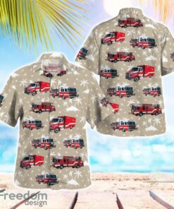 Lauderhill, Broward County, Florida, Lauderhill Fire Department Aloha Hawaiian Shirt Product Photo 1