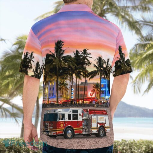 Lawtey, Florida, Lawtey Fire Rescue Hawaiian Shirt Summer Beach Shirt Product Photo 2