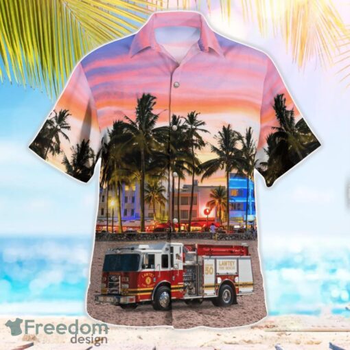 Lawtey, Florida, Lawtey Fire Rescue Hawaiian Shirt Summer Beach Shirt Product Photo 3