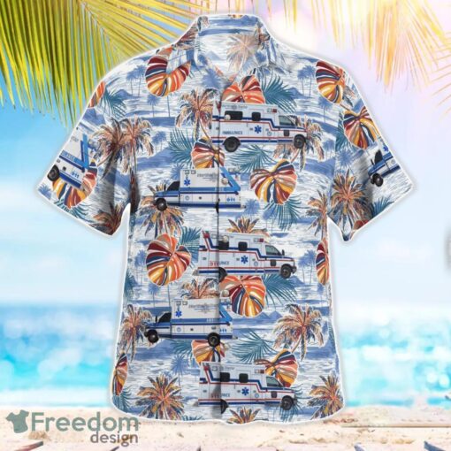 Leesport, Berks County, Pennsylvania, Northern Berks EMS Aloha Hawaiian Shirt Product Photo 2