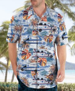 Leesport, Berks County, Pennsylvania, Northern Berks EMS Aloha Hawaiian Shirt Product Photo 3