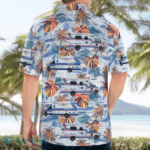 Leesport, Berks County, Pennsylvania, Northern Berks EMS Aloha Hawaiian Shirt Product Photo 4