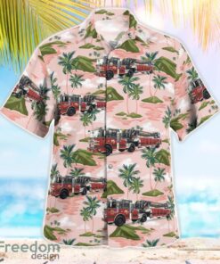 Levittown Fire Truck Beach Hawaiian Shirt Summer Gift Product Photo 3