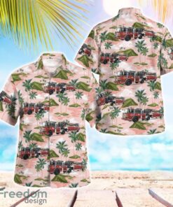 Levittown Fire Truck Beach Hawaiian Shirt Summer Gift