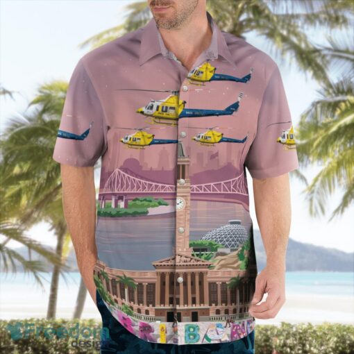 LifeFlight Australia Bell 412EP Tropical 3D Hawaiian Shirt Gift For Summer Product Photo 3