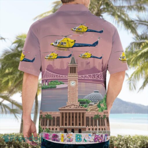 LifeFlight Australia Bell 412EP Tropical 3D Hawaiian Shirt Gift For Summer Product Photo 4