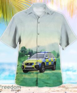 Lincolnshire Police Volvo XC70 D5 Armed Response Vehicle Hawaiian Shirt Beach Summer Gift Product Photo 3