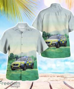 Lincolnshire Police Volvo XC70 D5 Armed Response Vehicle Hawaiian Shirt Beach Summer Gift Product Photo 1