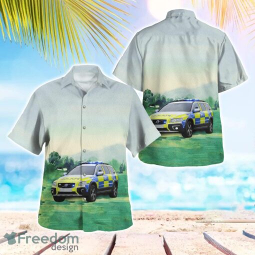 Lincolnshire Police Volvo XC70 D5 Armed Response Vehicle Hawaiian Shirt Beach Summer Gift Product Photo 1