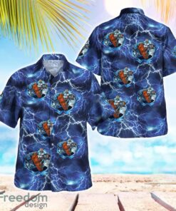 Lineman Flames Aloha Hawaiian Shirt