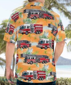 Lionville Fire Company Pennsylvania Summer Hawaiian Shirt Product Photo 2