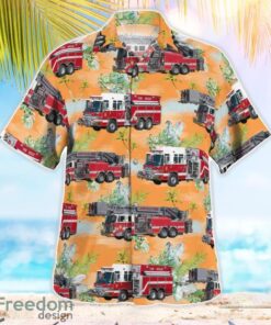 Lionville Fire Company Pennsylvania Summer Hawaiian Shirt Product Photo 3