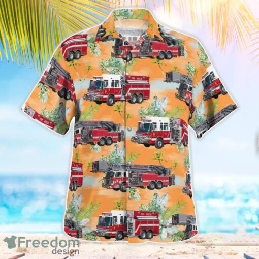 Lionville Fire Company Pennsylvania Summer Hawaiian Shirt Product Photo 3