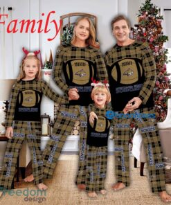 Logo Pattern Pajamas Set Gift Family NCAA2 Montana State Bobcats Caro For Fans Holidays Product Photo 1