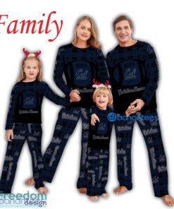 Logo Pattern Pajamas Set Men Women Children NCAA California Golden Bears Caro For Fans Holidays Product Photo 2