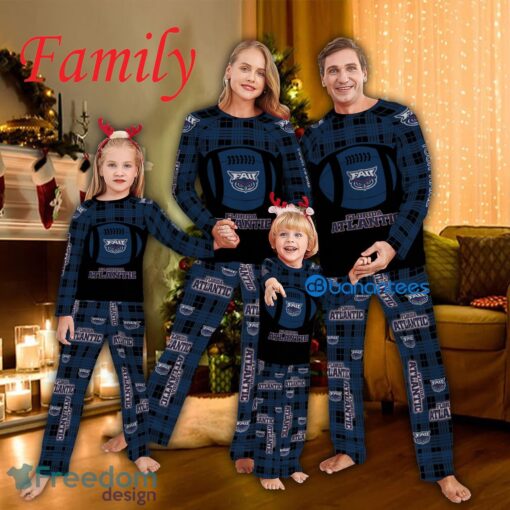 Logo Team Family Pajamas Set NCAA Florida Atlantic Owls Caro For Fans Holidays - Logo Team Family Pajamas Set NCAA Florida Atlantic Owls Caro For Fans Holidays