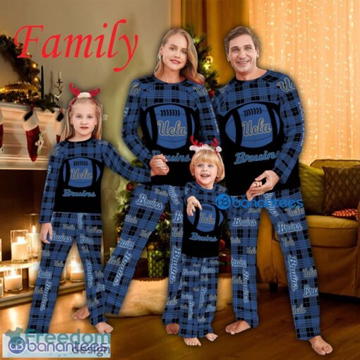 Logo Team Family Pajamas Set NCAA UCLA Bruins Caro For Fans Holidays - Logo Team Family Pajamas Set NCAA UCLA Bruins Caro For Fans Holidays