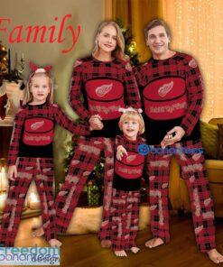 Logo Team Family Pajamas Set NHL Detroit Red Wings Caro For Fans Holidays - Logo Team Family Pajamas Set NHL Detroit Red Wings Caro For Fans Holidays