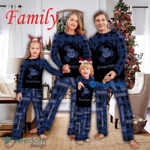 Logo Team Pajamas Set Gift Family EPL Everton Caro For Fans Holidays - Logo Team Pajamas Set Gift Family EPL Everton Caro For Fans Holidays