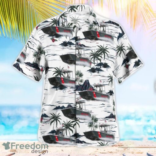 Long Bridge Volunteer Fire Department Fireboat Beach Hawaiian Shirt Summer Gift Product Photo 3