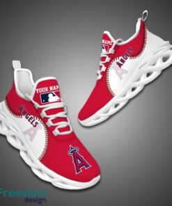 Los Angeles Angels MLB Personalized Name Max Soul Shoes New Gift Product Photo 2