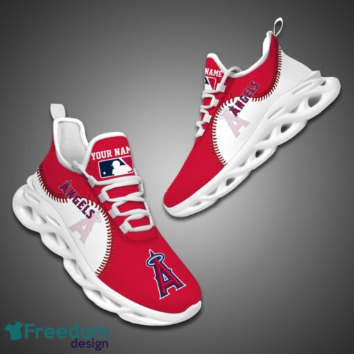 Los Angeles Angels MLB Personalized Name Max Soul Shoes New Gift Product Photo 2