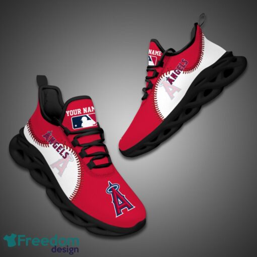 Los Angeles Angels MLB Personalized Name Max Soul Shoes New Gift Product Photo 3