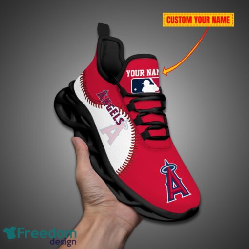 Los Angeles Angels MLB Personalized Name Max Soul Shoes New Gift Product Photo 1