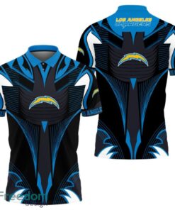 Los Angeles Chargers Abstract Pattern Polo Shirt Los Angeles Chargers Abstract Pattern Polo Shirt