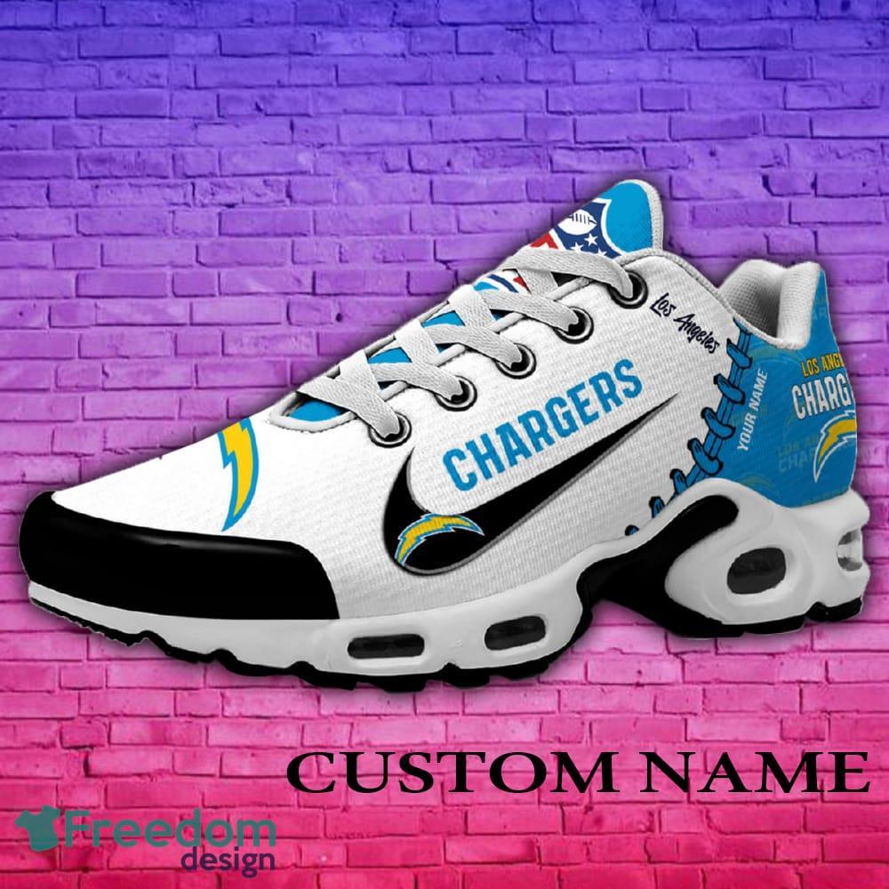 Los Angeles Chargers NFL New Personalized Air Cushion Sport Shoes For Fans Gift image Los Angeles Chargers NFL New Personalized Air Cushion Sport Shoes For Fans Gift - Los Angeles Chargers New Air Cushion Sport Shoes_1