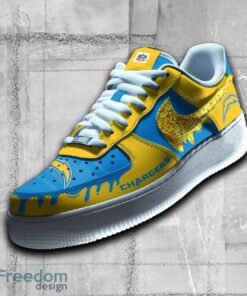 Los Angeles Chargers NFL Sparkling AF1 Shoes Dynamic All Over Print Gift Air Force 1 Sneaker