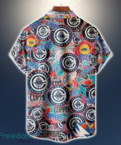 Los Angeles Clippers Logo All Printed 3D Hawaiian Shirt For Fans NBA Hawaiian Shirt Product Photo 2