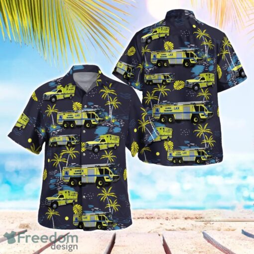 Los Angeles International Airport ARFF Aloha Hawaiian Shirt Product Photo 1