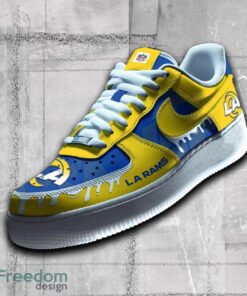 Los Angeles Rams NFL AF1 Shoes Artistry All Over Print Gift Air Force 1 Sneaker