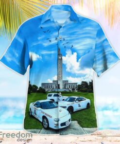 Louisiana State Police Aloha Hawaiian Shirt Product Photo 2