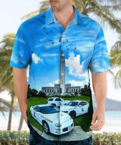 Louisiana State Police Aloha Hawaiian Shirt Product Photo 4