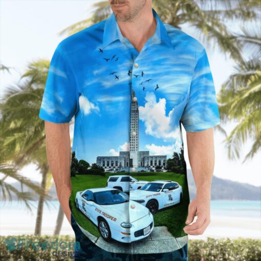 Louisiana State Police Aloha Hawaiian Shirt Product Photo 4