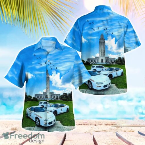 Louisiana State Police Aloha Hawaiian Shirt Product Photo 1