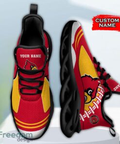 Louisville Cardinals NCAA Max Soul Shoes Big Logo And Custom Name Sneakers For Men Women Product Photo 3