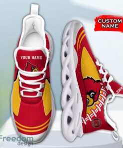 Louisville Cardinals NCAA Max Soul Shoes Big Logo And Custom Name Sneakers For Men Women Product Photo 4