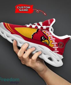 Louisville Cardinals NCAA Max Soul Shoes Big Logo And Custom Name Sneakers For Men Women Product Photo 5