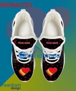 Love's Sport Sneaker High-quality Custom Name Gift Max Soul Shoes USA Flag Star New For Fans - Love's Running Shoes New Trending Personalized Photo 2