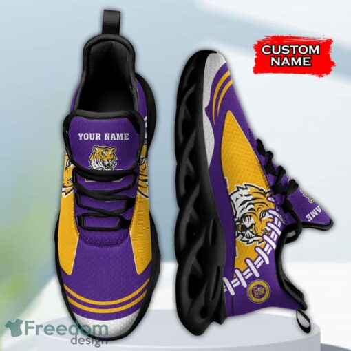 LSU Tigers NCAA Max Soul Shoes Big Logo And Custom Name Sneakers For Men Women Product Photo 3