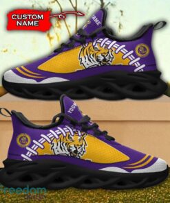 LSU Tigers NCAA Max Soul Shoes Big Logo And Custom Name Sneakers For Men Women