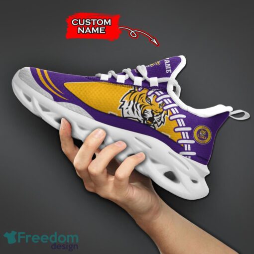 LSU Tigers NCAA Max Soul Shoes Big Logo And Custom Name Sneakers For Men Women Product Photo 5