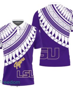 LSU Tigers Polynesian Pattern Polo Shirt